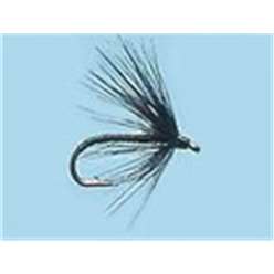 Turrall Wet Flies Hackled - Black Spider - WH06