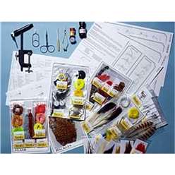 Turrall Fly Tying Kits - Popular Kit with Tools - FTK04