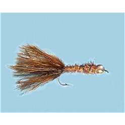 Turrall Goldhead Nymphs - Damsel Fiery Brown - BH33