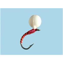 Turrall Unibobber Flies - Suspender Buzzer Red - EM08