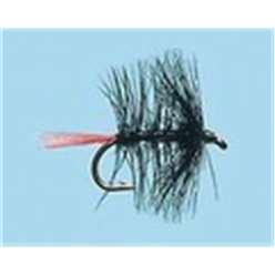 Turrall Wet Flies Hackled - Black Palmer - WH03