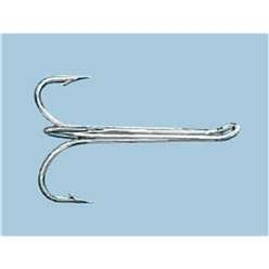 Turrall Hi-Carbon Hooks - Salmon Treble Nickel (10 Hooks) - T945N