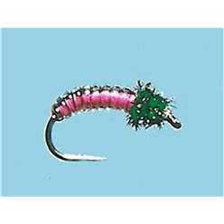 Turrall Juicy Grub Nymphs - Black/Pink - JG03