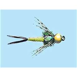 Turrall Goldhead Nymphs - Copper John Chartreuse - BH44