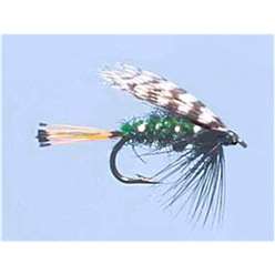 Teal & Green - Turrall Wet Flies Winged - WW49